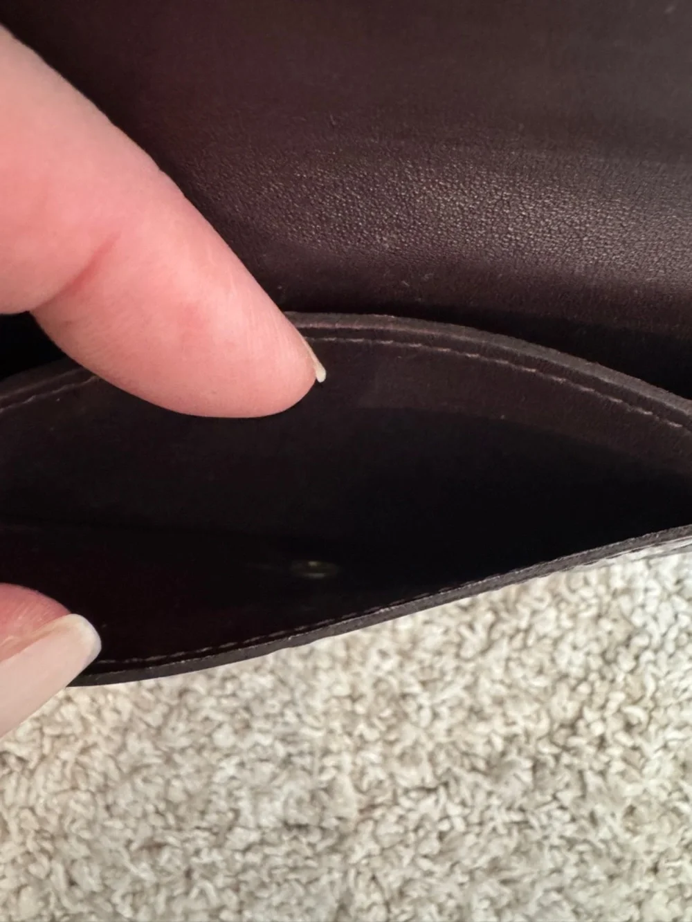 Louis Vuitton Vernis Amarante Card Holder